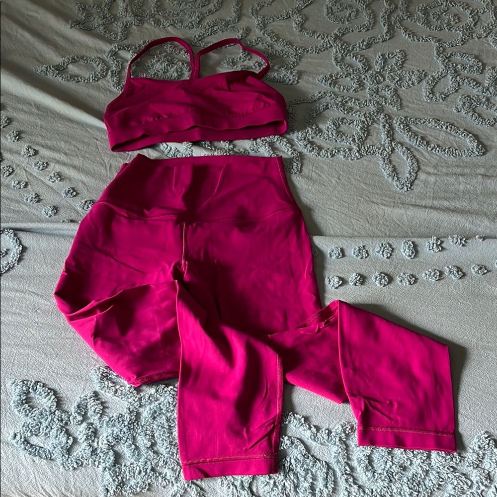 Vibrant Pink Lululemon Align Set